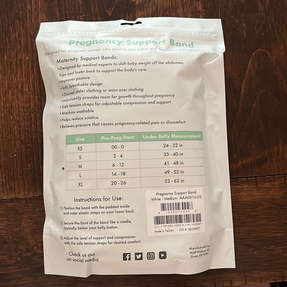 Motif Medical Pregnancy Support Band - Picture 2 of 12